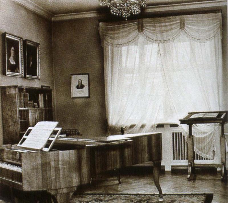 johannes brahms schumann s study at his home in zwickau